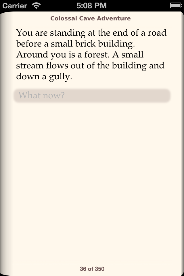 Screenshot Colossal Cave Screenshot Colossal Cave